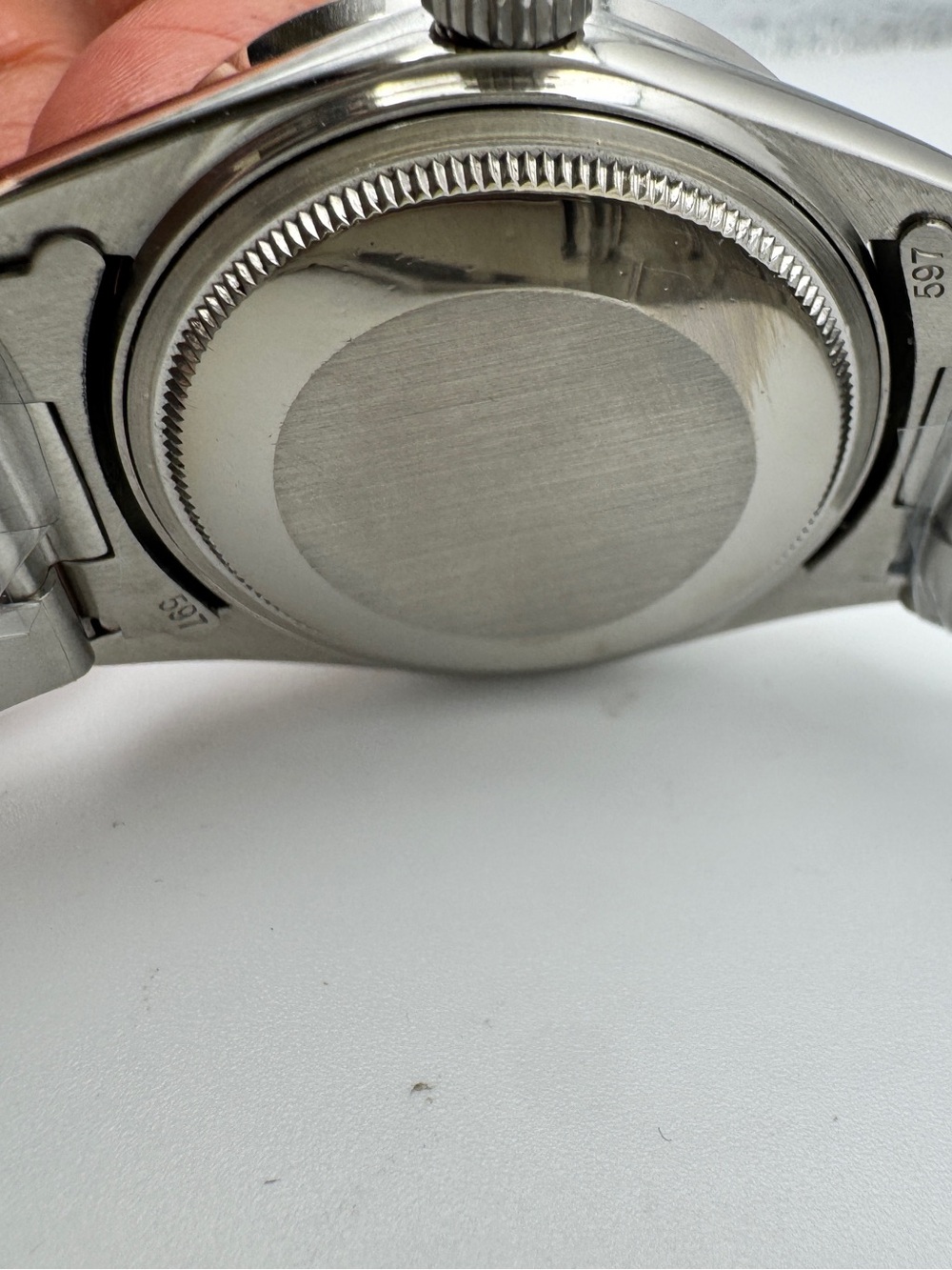 Rolex 1601 Datejust Stainless Steel Diamond Bezel Watch CUSTOM - Picture 9 of 12